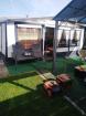 Tabbert Wohnwagen 7 65 Vorzelt fester Pavillon 4x3 Gerätebox mit Pütt und Pan
