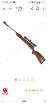 Luftgewehr Ruger mit Zielfernrohr